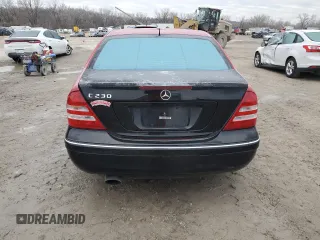 2006 Mercedes-Benz C 230 Sport with VIN WDBRF52H76F787247, listed as a Copart auction lot 43166465 with 195,570 mi miles and Salvage Title. Bid and sale history available at carsss.com. Image 6.