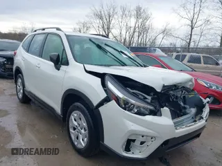 2020 Subaru Forester with VIN JF2SKADC4LH496764, listed as a IAAI auction lot 41941412 with 46,754 mi miles. Bid and sale history available at carsss.com. Image 1.