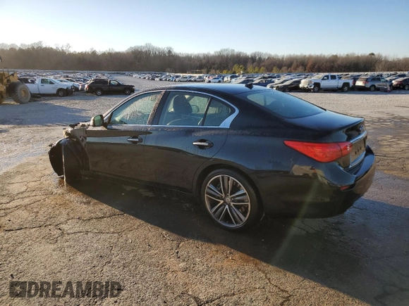 2017 Infiniti Q50 Premium with VIN JN1EV7APXHM736981, listed as a Copart auction lot 42047335 with 55,844 mi miles and Salvage Title. Bid and sale history available at carsss.com. Image 2.