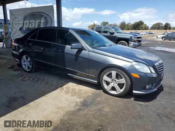 2010 Mercedes-Benz E 350 Luxury with VIN WDDHF5GB7AA185929, listed as a Copart auction lot 56546695 with 130,659 mi miles and Clean title. Bid and sale history available at DreamBid. Image 4.