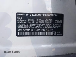 2020 MINI Countryman Cooper S z VIN WMZYX1C06L3M01166, wystawiony jako IAAI lot #41540885 z przebiegiem 37 008 mil mil oraz . Historia ofert i sprzedaży dostępna na DreamBid. Obrazek 9.