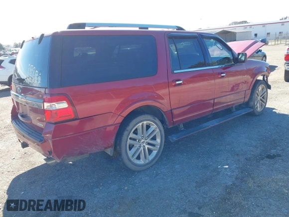 2017 Ford Expedition Max Limited с VIN 1FMJK1KT9HEA05218, выставлен на аукционе IAAI как лот 41286348 с пробегом 40 527 миль миль и . История ставок и продаж доступна на DreamBid. Изображение 4.