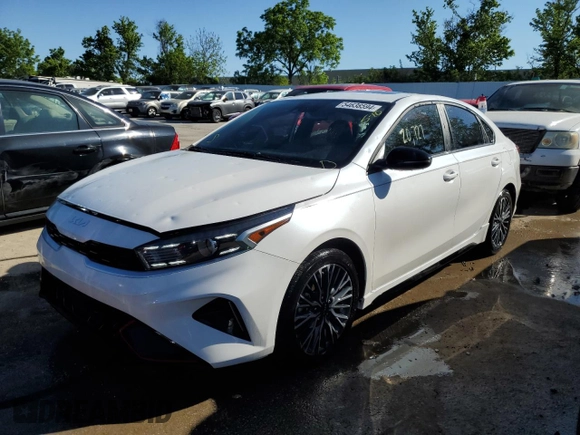 2023 Kia Forte GT-Line with VIN 3KPF54ADXPE616794, listed as a Copart auction lot 54638594 with 20,727 mi miles and Salvage Title. Bid and sale history available at carsss.com. Image 1.