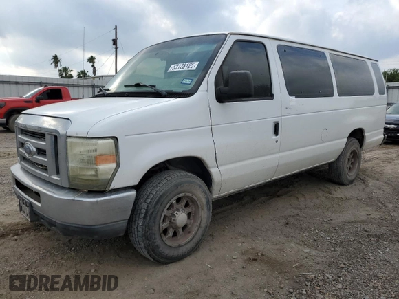 2013 Ford Econoline Passenger XL z VIN 1FBSS3BLXDDA76761, wystawiony jako Copart lot #53128125 z przebiegiem Nie podano mil oraz Szkoda całkowita • Salvage title. Historia ofert i sprzedaży dostępna na DreamBid. Obrazek 1.