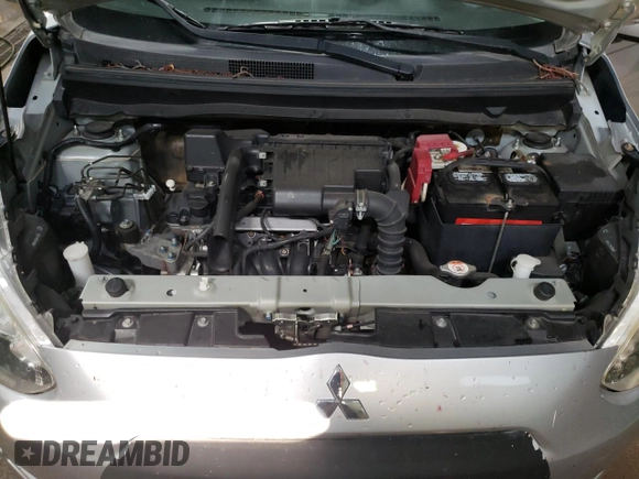 2014 Mitsubishi Mirage DE with VIN ML32A3HJ2EH024588, listed as a Copart auction lot 55888545 with 81,116 mi miles and Clean title. Bid and sale history available at DreamBid. Image 11.