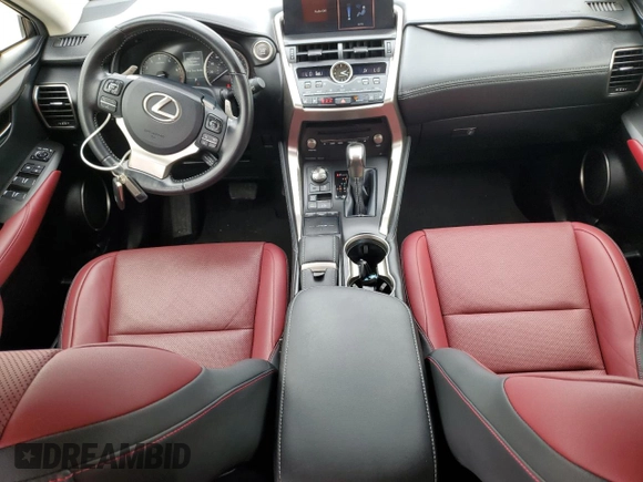 2020 Lexus NX 300 z VIN JTJDARBZ0L2159038, wystawiony jako Copart lot #50823365 z przebiegiem 57 348 mil mil oraz Szkoda całkowita • Salvage title. Historia ofert i sprzedaży dostępna na DreamBid. Obrazek 8.