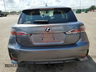 2015 Lexus CT 200h with VIN JTHKD5BH1F2239341, listed as a Copart auction lot 62051495 with 86,804 mi miles and Salvage title. Bid and sale history available at DreamBid. Image 6.