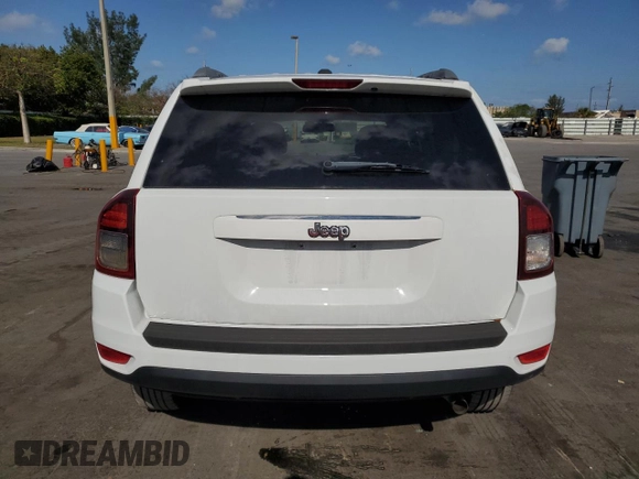 2014 Jeep Compass Latitude with VIN 1C4NJCEB5ED568551, listed as a Copart auction lot 54578335 with 86,169 mi miles and Clean Title. Bid and sale history available at carsss.com. Image 6.