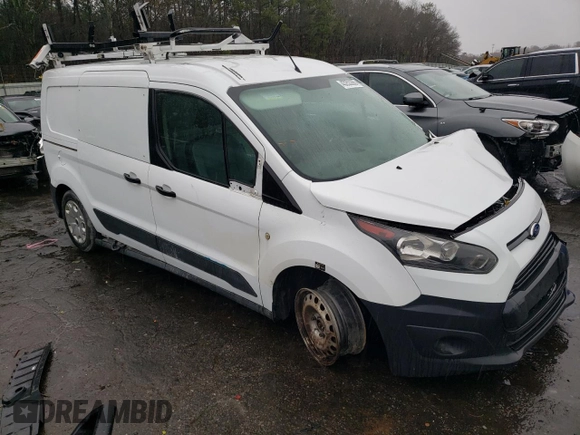 2016 Ford Transit Connect XL with VIN NM0LS7E72G1237001, listed as a Copart auction lot 43253355 with 60,644 mi miles and Clean title. Bid and sale history available at DreamBid. Image 4.