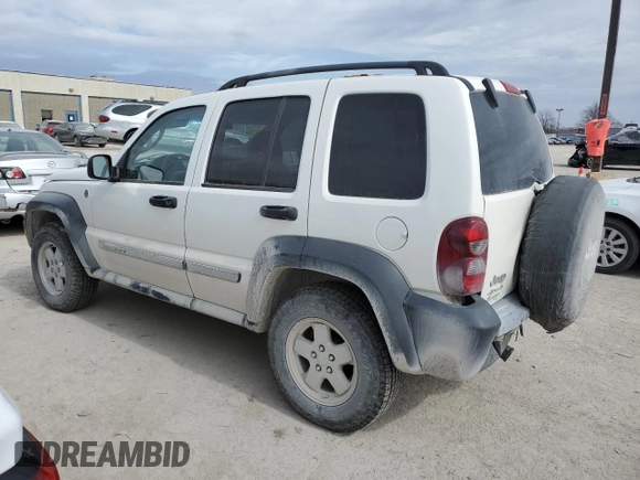 2006 Jeep Liberty Sport with VIN 1J4GL48K66W197579, listed as a Copart auction lot 47274625 with 214,608 mi miles and Clean Title. Bid and sale history available at carsss.com. Image 2.