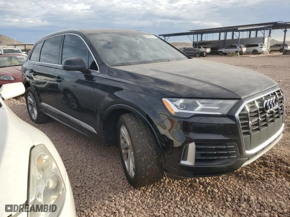 2021 Audi Q7 Premium with VIN WA1AXAF75MD000515, listed as a Copart auction lot 82202794 with 109,224 mi miles and Salvage Title. Bid and sale history available at carsss.com. Image 4.