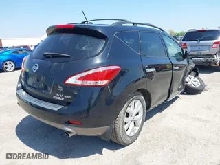 2011 Nissan Murano LE with VIN JN8AZ1MW7BW183965, listed as a IAAI auction lot 41976880 with 135,202 mi miles. Bid and sale history available at carsss.com. Image 4.