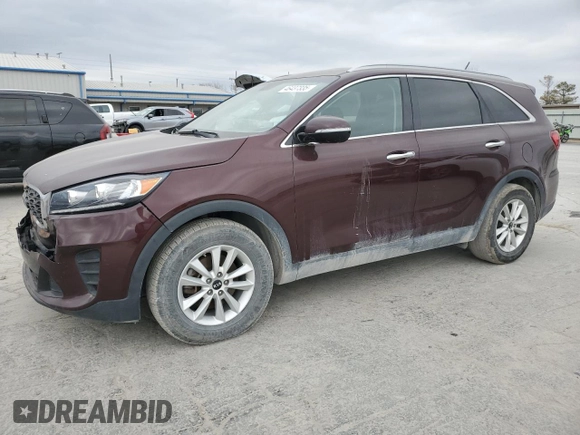 2020 Kia Sorento LX with VIN 5XYPG4A37LG659928, listed as a Copart auction lot 46437335 with 109,802 mi miles and Salvage Title. Bid and sale history available at carsss.com. Image 1.