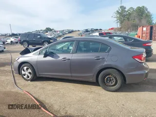 2015 Honda Civic Sedan LX with VIN 19XFB2F5XFE087411, listed as a IAAI auction lot 41741266 with 83,259 mi miles. Bid and sale history available at carsss.com. Image 14.