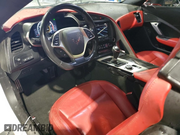2016 Chevrolet Corvette Z51 3LT z VIN 1G1YM2D74G5107861, wystawiony jako Copart lot #52014925 z przebiegiem 40 824 mil mil oraz Czysty tytuł • Clean title. Historia ofert i sprzedaży dostępna na DreamBid. Obrazek 8.