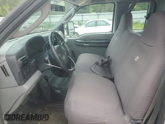 2005 Ford F-250 XL with VIN 1FTSX21595EA44275, listed as a Copart auction lot 57294604 with 253,438 mi miles and Clean title. Bid and sale history available at DreamBid. Image 7.