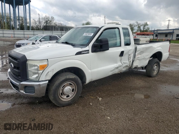 2011 Ford F-250 XL with VIN 1FT7X2A64BEC80083, listed as a Copart auction lot 54929895 with 92,134 mi miles and Salvage title. Bid and sale history available at DreamBid. Image 1.