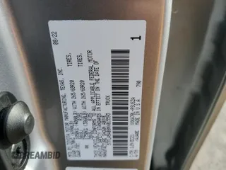 2022 Toyota Tundra 2WD SR5 with VIN 5TFLA5AB8NX015593, listed as a Copart auction lot 45857105 with 49,660 mi miles and Salvage Title. Bid and sale history available at carsss.com. Image 12.