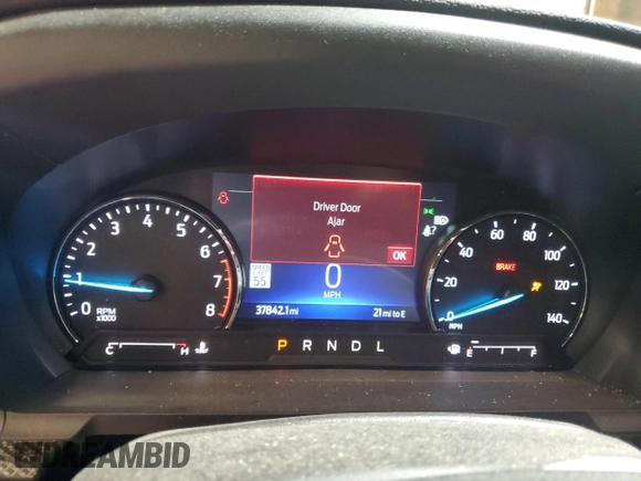 2023 Ford Explorer ST-Line with VIN 1FMSK8KH4PGA94157, listed as a Copart auction lot 48852515 with 37,842 mi miles and Salvage title. Bid and sale history available at DreamBid. Image 9.