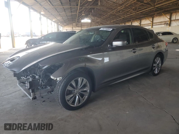 2013 Infiniti M37 with VIN JN1BY1AP1DM511883, listed as a Copart auction lot 74416864 with 141,306 mi miles and Salvage Title. Bid and sale history available at carsss.com. Image 1.