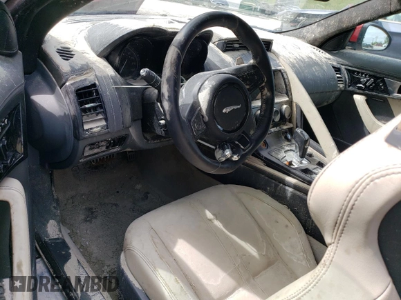 2014 Jaguar F-Type S with VIN SAJWA6FC6E8K09233, listed as a Copart auction lot 61130714 with Not Provided miles and Clean Title. Bid and sale history available at DreamBid. Image 8.
