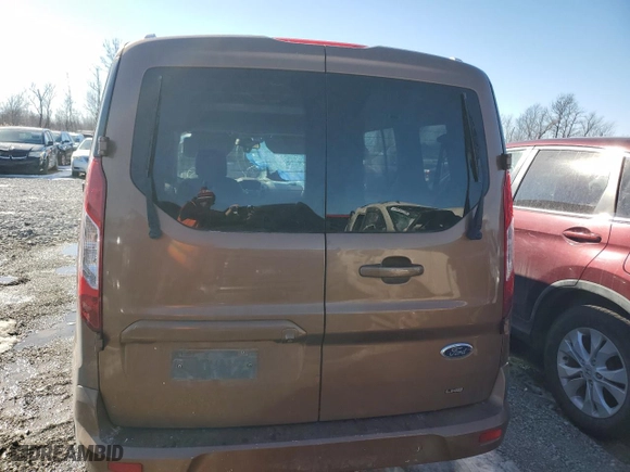2014 Ford Transit Connect Wagon XLT with VIN NM0GS9F75E1136270, listed as a Copart auction lot 89352875 with 177,039 mi miles and Salvage Title. Bid and sale history available at carsss.com. Image 6.