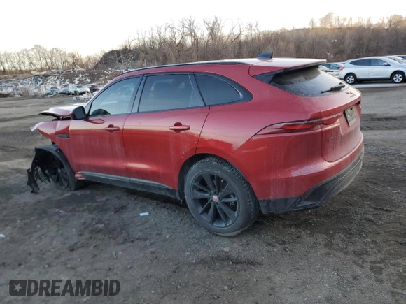 2023 Jaguar F-Pace S with VIN SADCJ2EX9PA712110, listed as a Copart auction lot 42532055 with 18,990 mi miles and Salvage title. Bid and sale history available at DreamBid. Image 2.