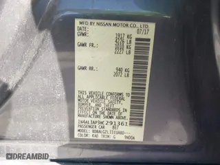2017 Nissan Altima 2.5 SR with VIN 1N4AL3AP3HC291361, listed as a IAAI auction lot 41585914 with 140,851 mi miles. Bid and sale history available at carsss.com. Image 9.