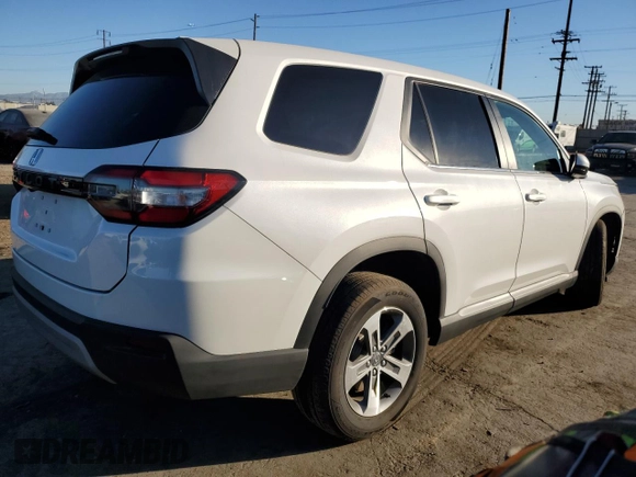 2024 Honda Pilot EX-L 8 Passenger with VIN 5FNYG1H41RB017772, listed as a Copart auction lot 89208495 with 9,227 mi miles and Salvage Title. Bid and sale history available at carsss.com. Image 3.