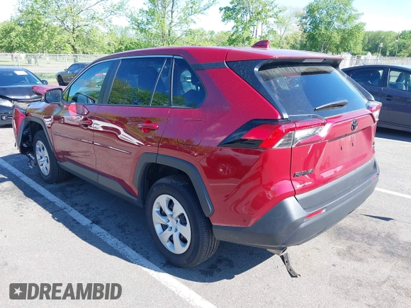 2024 Toyota RAV4 LE with VIN 2T3G1RFV6RW478547, listed as a IAAI auction lot 42157790 with 25,048 mi miles and . Bid and sale history available at DreamBid. Image 3.