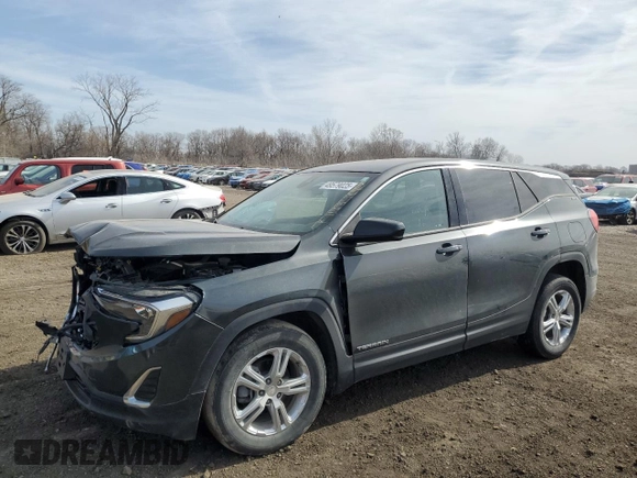 2020 GMC Terrain SLE with VIN 3GKALTEVXLL201207, listed as a Copart auction lot 49579025 with 60,033 mi miles and Salvage title. Bid and sale history available at DreamBid. Image 1.