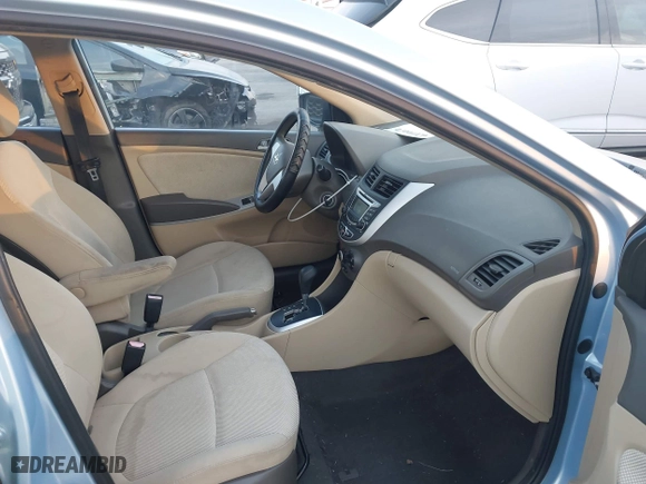 2012 Hyundai Accent GLS with VIN KMHCT4AE1CU201372, listed as a IAAI auction lot 42096676 with 83,254 mi miles. Bid and sale history available at carsss.com. Image 5.