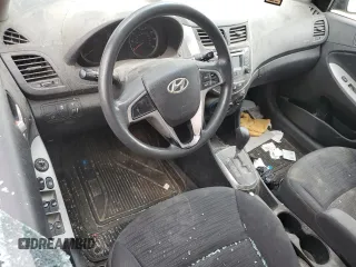 2016 Hyundai Accent SE with VIN KMHCT5AE8GU241668, listed as a Copart auction lot 57667274 with 0 mi miles and Salvage Title. Bid and sale history available at carsss.com. Image 8.