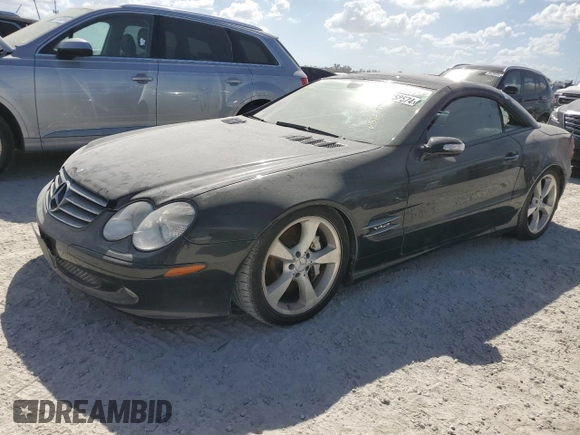 2005 Mercedes-Benz SL with VIN WDBSK76F35F084552, listed as a Copart auction lot 77258574 with Not provided miles and Non repairable. Bid and sale history available at DreamBid. Image 1.