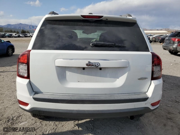 2016 Jeep Compass High Altitude Edition with VIN 1C4NJCEA0GD735537, listed as a Copart auction lot 51612675 with 0 mi miles and Salvage Title. Bid and sale history available at carsss.com. Image 6.
