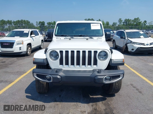 2018 Jeep Wrangler Unlimited Sahara with VIN 1C4HJXEG6JW112976, listed as a IAAI auction lot 42559123 with 76,066 mi miles and . Bid and sale history available at DreamBid. Image 12.