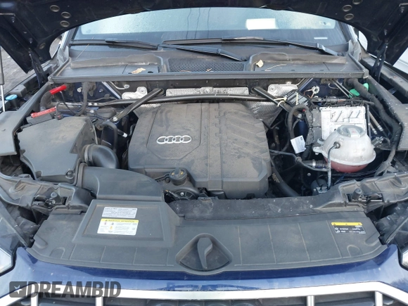 2021 Audi Q5 Premium Plus with VIN WA1BAAFY5M2015445, listed as a IAAI auction lot 42648905 with 41,312 mi miles and . Bid and sale history available at DreamBid. Image 10.