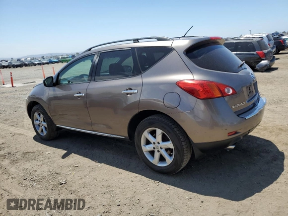 2009 Nissan Murano LE with VIN JN8AZ18W99W103084, listed as a Copart auction lot 67881514 with 183,715 mi miles and Non Repairable. Bid and sale history available at carsss.com. Image 2.