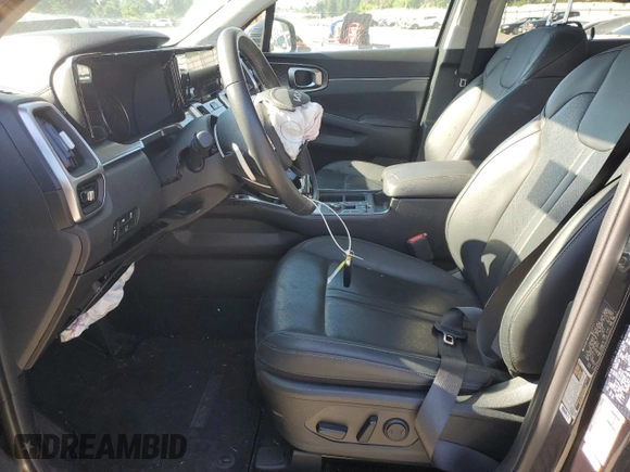 2023 Kia Sorento EX with VIN KNDRHDLG8P5187887, listed as a Copart auction lot 58432935 with 19,269 mi miles and Salvage title. Bid and sale history available at DreamBid. Image 7.