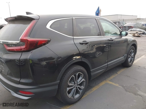 2020 Honda CR-V EX with VIN 2HKRW1H50LH420585, listed as a IAAI auction lot 41254606 with 40,057 mi miles. Bid and sale history available at carsss.com. Image 4.