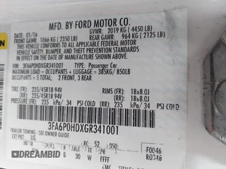 2016 Ford Fusion SE с VIN 3FA6P0HDXGR341001, выставлен на аукционе IAAI как лот 42220300 с пробегом 147 933 миль миль и . История ставок и продаж доступна на DreamBid. Изображение 9.