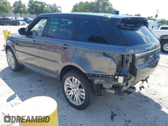 2018 Land Rover Range Rover Sport HSE with VIN SALWR2RK4JA185416, listed as a IAAI auction lot 42517484 with 93,371 mi miles and . Bid and sale history available at DreamBid. Image 3.