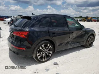 2020 Audi SQ5 Premium Plus with VIN WA1B4AFY9L2104182, listed as a Copart auction lot 57980934 with 41,951 mi miles and Salvage Title. Bid and sale history available at DreamBid. Image 3.