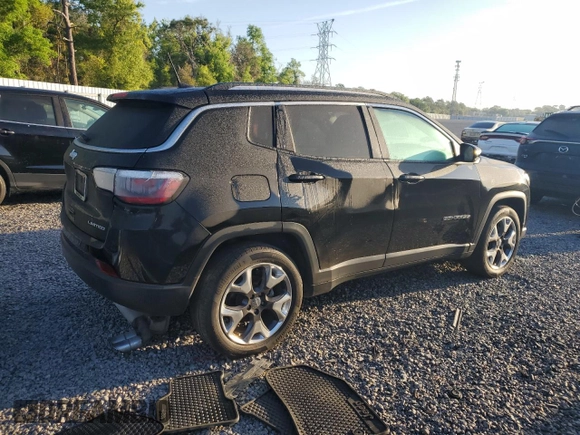 2018 Jeep Compass Limited with VIN 3C4NJCCB6JT318579, listed as a Copart auction lot 49545075 with 111,423 mi miles and Salvage Title. Bid and sale history available at carsss.com. Image 3.
