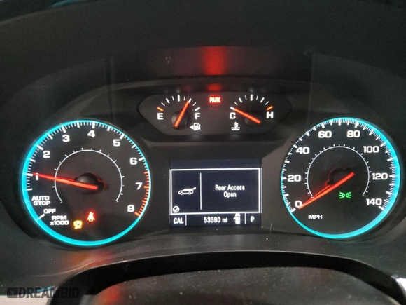 2021 Chevrolet Traverse LS with VIN 1GNEVFKW4MJ224763, listed as a Copart auction lot 47583845 with 53,590 mi miles and Salvage Title. Bid and sale history available at carsss.com. Image 9.