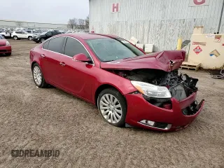 2013 Buick Regal Turbo Premium 1 с VIN 2G4GS5EV4D9131790, выставлен на аукционе Copart как лот 52050975 с пробегом 182 013 миль миль и Чистый • Clean title. История ставок и продаж доступна на DreamBid. Изображение 10.