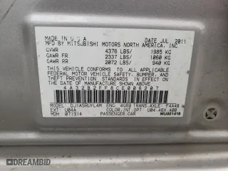 2012 Mitsubishi Galant FE with VIN 4A32B2FF8CE006207, listed as a Copart auction lot 71785774 with 111,064 mi miles and Salvage Title. Bid and sale history available at carsss.com. Image 12.