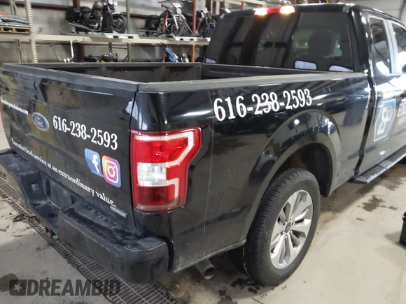 2018 Ford F-150 XL with VIN 1FTEX1EP8JFA84774, listed as a IAAI auction lot 41253538 with 178,457 mi miles and . Bid and sale history available at DreamBid. Image 4.