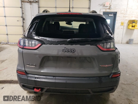 2022 Jeep Cherokee Trailhawk с VIN 1C4PJMBX3ND542805, выставлен на аукционе Copart как лот 54838505 с пробегом 44 692 миль миль и Чистый • Clean title. История ставок и продаж доступна на DreamBid. Изображение 6.