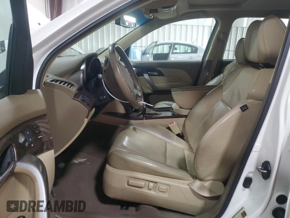 2013 Acura MDX with VIN 2HNYD2H22DH516848, listed as a Copart auction lot 53938695 with 105,633 mi miles and Salvage Title. Bid and sale history available at carsss.com. Image 7.